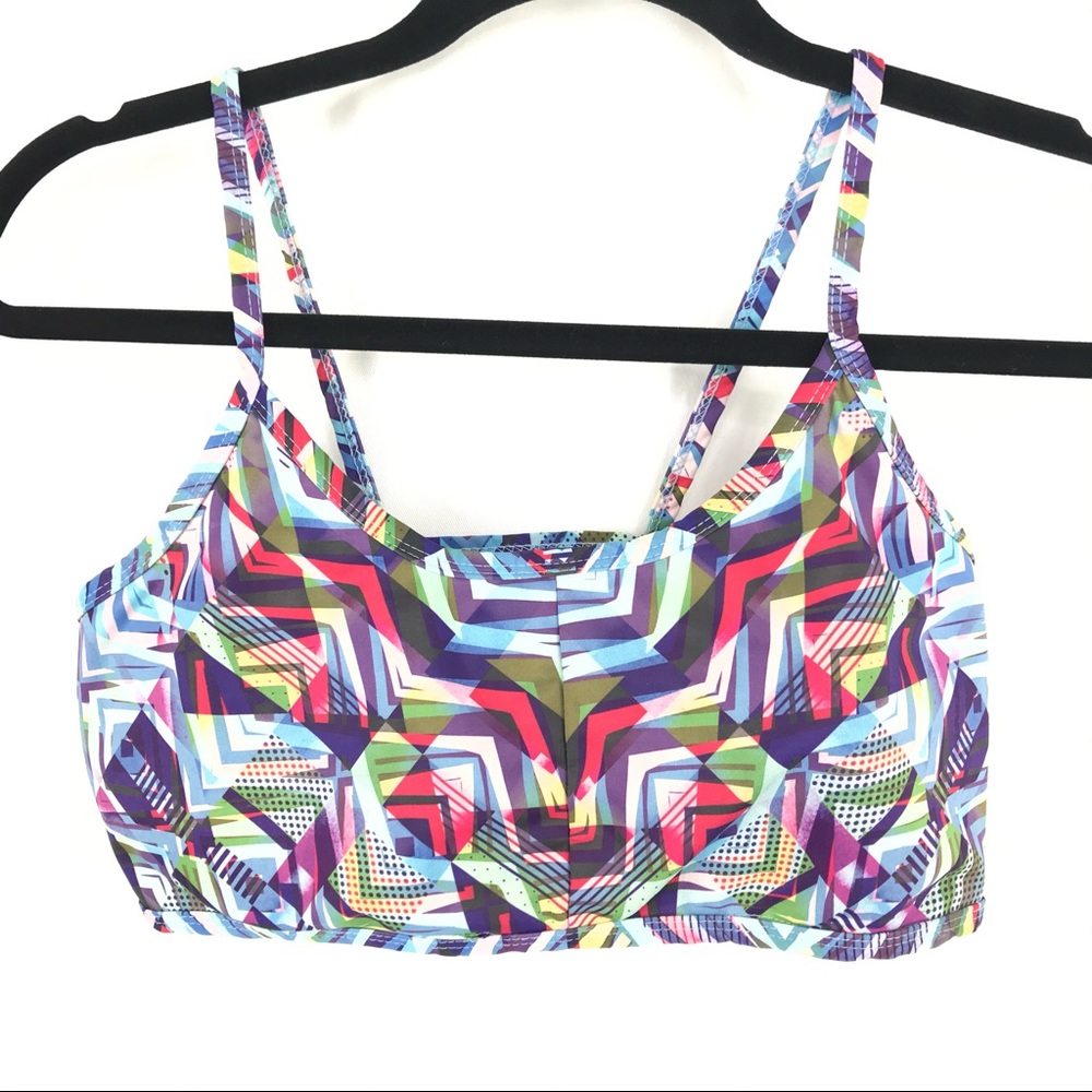 *2/$20* Earthbound Trading Strappy Back Swim Top L